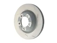 Brake disc rotor Rear, slotted monoblock, 350x28mm. Porsche 970 Panamera Turbo S >>2013 - 97035240520, 97035240620 - PRPRL397, PRR39710
