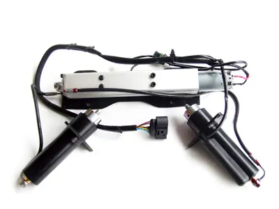 Rear spoiler driving mechanism. Porsche 997.2 Turbo COUPE - 99751211102, 99751211104
