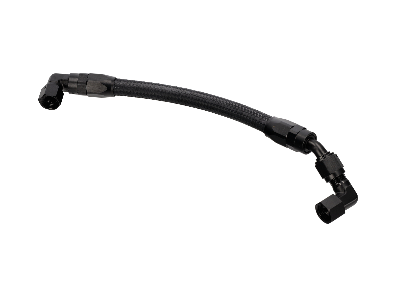 High pressure fuel line for injector rail by Rennline. Porsche 924S / 944 / 944 turbo