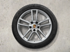 20' Cayenne Sport Design alloy wheels and winter tyres Original Porsche - 9Y0044603A, 9Y0044633A