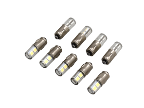 Dash Board LED Bulb Set of 9 BA7S Vintage White - 90063110299