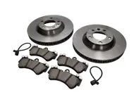 FRONT Brake Pads and Brake Disc Package. Porsche Cayenne 958 3.0L Diesel / 3.6L Petrol - 95535140151, 95535140251, 95835193930