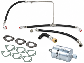 Engine Fuel Line, Intake Gasket, Intermediate Flange & Fuel Filter Kit for Porsche 911 3.2 Carrera 1984–1989 - 93011041104, 93011059507, 93011050902, 92811025306, 92811025307, 93011041103, 93011059505, 93011059506, 93011019714, 93011050901