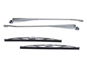 Wiper arm front set. Porsche 911 / 912 / 964 LHD cars - 91162831300, 1698301210, 1698300670, 1698300680, 91162831400, 91462831310, 91462831410