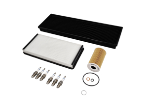 Service Maintenance Kit For Porsche 996 Turbo 3.6L Oil, Air Filters, Spark plugs & More - 90012310630, 99610722560, 99611013171, 99657221902, 99917019590, 00004400204