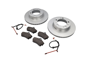 REAR Brake Pads and Brake Disc Package for Porsche Boxster 986 2.5L / 2.7L 1997-04 - 98635293911, 98635240104, 98661236501