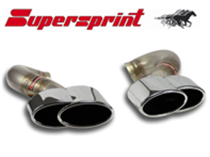 Exhaust Tail Pipes Marged Oval. Porsche Cayenne 958 Supersprint - 245727