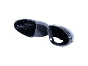 Door mirror covers LHD by Rennline carbon fibre. Porsche 718 Boxster / 718 Cayman - 985858653, 985858653G2X, 985858654, 985858654G2X - E420