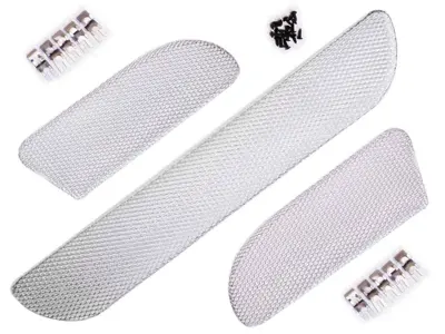 Rennline Front Bumper Wire Mesh Grill Kit. Porsche 997.2 Carrera 2009-12 - E1001 - E97.98, E9798