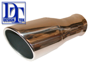 Exhaust Tail Pipe with rolled lip. Porsche 964  DesignTek