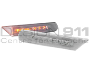 Side Repeaters with LED lamps / Clear. Porsche 996 / Boxster 986 - 99663100093, 99663103301, 99663103401, 99663104301, 99663104302, 99663104401, 99663104402, 99663104403, 99663104303