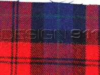 Porsche Classic Fabric SCHOTTENKARO Red - Blue - P9111354