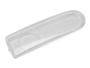 Front fog lamp lens, CLEAR. Porsche 993 1994-97 - 99363108100, 99363108200