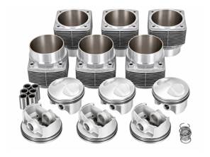 RSR Big-Bore Piston and Cylinder Set, 98mm. Porsche 911 3.0 Carrera / 911 SC 1976–83 - PCG503719A, PCG503819A - 10010303204