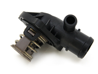 Water pump thermostat housing with insert and gasket. Porsche 958 Cayenne Diesel - 95810603210