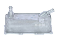 Radiator oil cooler on engine. Porsche 957 Cayenne - 94810727103, 94810727102 - 31318, 90785, 8MO376908374, CLC222000S, PR3100, D4N003TT, CLC321000S, V45600006, 802043
