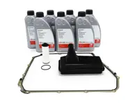 Transmission oil strainer, filter & sump gasket. Porsche Macan - 9A732137100, 0B5321371E, PAC325330 - 100 135 0114/SK, 100 135 0114/XK