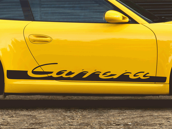 Porsche 997 CARRERA Side Decal 9999995997 - 99999959971 | Design 911