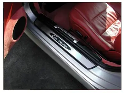 Rennline Stainless Steel Sill Plate Overlays. Porsche 996/986/997/987/Cayman