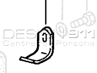 Exhaust Mufflers / Silencers Bracket. Porsche 928 78-95 - 92811126401