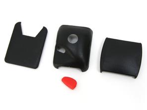 Seat belt receptacle cover kit Porsche 911 / 912 / 914 - 901803018KIT, 901803017KIT - URO-009846, URO-009847