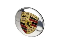 Centre Lock Wheel Cap Badge. Porsche 911 Turbo 2014>> - 99136120710, 9P1601349AMH0