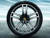 21' Cayenne Turbo Alloy Wheels & Summer Tyres Original Porsche - 9Y0044660H, 9Y0044660F, 9Y0044661F