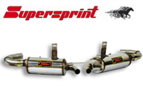 Exhaust Muffler / Silencer Rear Racing Boxster 986 2.5L Supersprint - 241004
