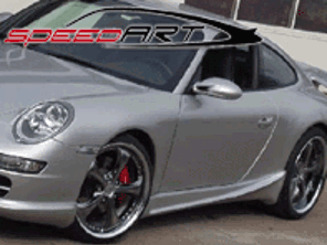 Side Sill SpeedArt GT. Porsche 997 2005-08