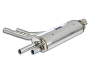 Sports exhaust rear silencer with single valve. Porsche 9YA Cayenne 2018 onwards - 249554