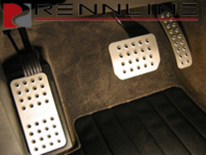 Rennline Aluminium 3 Piece Pedal Set. Porsche Cayenne ALL Tiptronic - P46.25, P4625