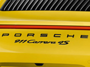 'PORSCHE 911 CARRERA 4S' Black Rear Badge for Porsche 991.2 - 99104480383041