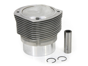 Engine piston and cylinder. Porsche 356 1600cc / 55 KW 75 HP - 61610390600, 61610390601, 61610390690, 5033790