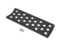 Aluminium emergency/ hand brake & heater control block-off plate. Porsche 911/912/930 - I02