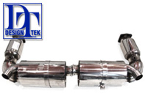 Exhaust Muffler / Silencer Sports System DesignTek for Porsche 997 Turbo