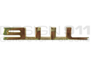 911L Badge Gold. Porsche 911 1968 - 90155931150, 90155931121, 90155931120, 90155931221