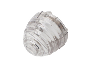 Front turn signal lens, Clear, Round. Porsche 356 - 64463141101, 1695451000