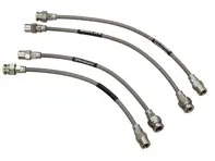 Stainless steel brake hoses. Porsche 914 - DHK478
