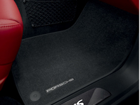 Floor Mats with Nubuck Edging. Porsche 970 Panamera MKII 2014>> - LHD Cars - 97055106305
