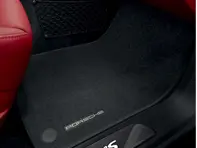 Floor Mats with Nubuck Edging. Porsche 970 Panamera MKII 2014>> - LHD Cars - 97055106305