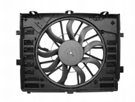 Water radiator air duct with fan. Porsche 958 Cayenne >>2014 - 95810606120