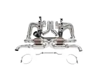 Fabspeed RSR Header Muffler Kit, WITH Heat Exchange And Sports Cats. Porsche 964 Carrera (1989-1994) - 96411104504, 96411104605 - FS.POR.964.RSRWHS, FS.POR.964.RSRWHTS