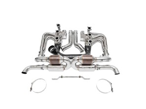 Fabspeed RSR Header Muffler Kit, WITH Heat Exchange And Sports Cats. Porsche 964 Carrera (1989-1994) - 96411104504, 96411104605 - FS.POR.964.RSRWHS, FS.POR.964.RSRWHTS