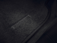 Floor mats with leather trim. Porsche 718 (982) Boxster Spyder / Cayman GT4 RHD - Right hand drive - 99104480183