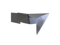 Gusset plate A-Post. Porsche 356A D Convertible / 356A Speedster - 64450224500, 64450224600 - PP160TL, P160TL, PP160TR, P160TR
