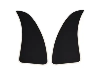 Stone chip guards set black Porsche Boxster 986 / 987 Boxster / Cayman - 98750482501, 98750482601 - SG986B