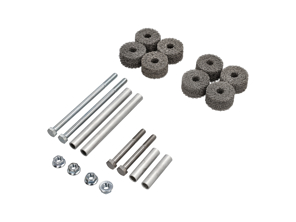 Exhaust silencer brackets mounting kit. (20 Parts ) Porsche 996 / 997 / 997.2 - 99711122930, 99611123000, 90037810501, 90037818301, 99611123100, 90038000501