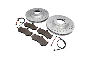 FRONT Brake disc rotor 380mm & Brake pads. Porsche 997 GT3 2010>> - 99735140991, 99735141091 - PFL41187, PFR41287