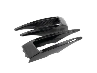 Front bumper grille slats Carbon Fibre. Porsche 95B.1 turbo - 95B8078231E0, 95B8078241E0 - E400