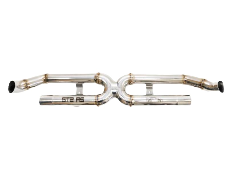 Fabspeed Center Muffler Bypass X-Pipe. Porsche 991.2 GT2 RS (2018+) - 99111173180 - FS.POR.9912GT2RS.CMX